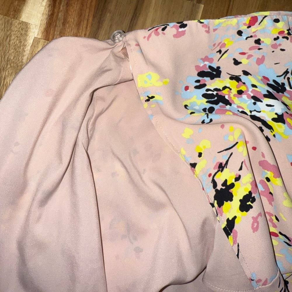 White House Black Market Floral Wrap Skirt - Picture 2 of 6